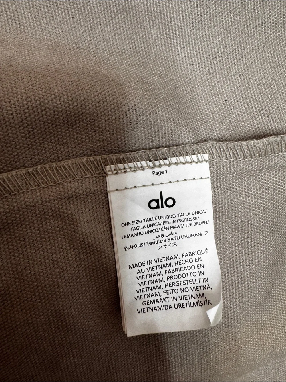 ALO Yoga spacious tote